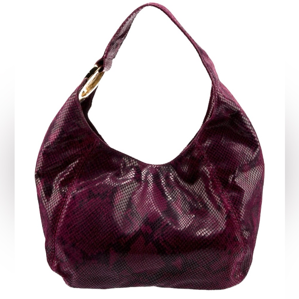 Michael Kors Red Snakeskin Vintage Like New with Dust Bag